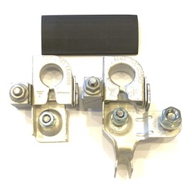 EDS Terminal Set!! New 926-882 BT4Z-14450-AA Positive & 926-879 BT4Z-14450-BA Negative Battery Terminal Clamp - w Nuts & Heatshrink