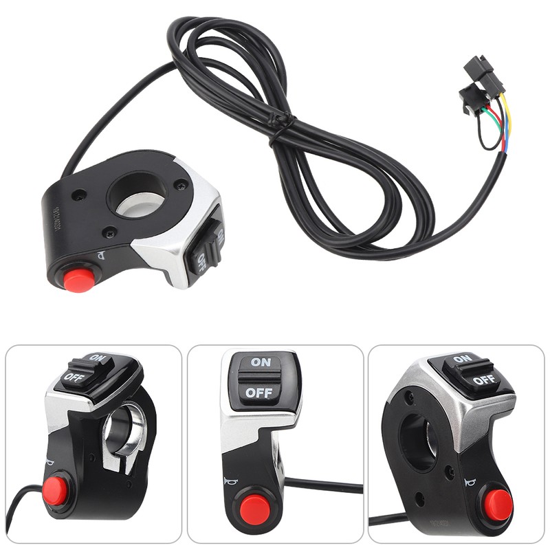 PVC Electric Mountain Bike Scooter 2 In 1 Horn Button