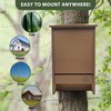 Outer Trails Extra Large Bat House, 3 Chambers, Brown, Holds