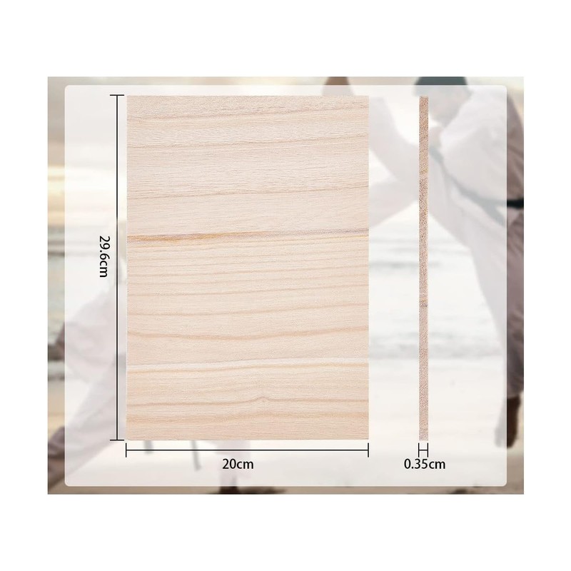 Nicear Premium Taekwondo Breaking Boards Set - 10 Pack Rebreakable