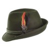 Jaxon Alpine Fedora Hat (X-Large, Moss)