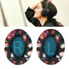 Headphone Ear Pads Soft Protein Leather Memory Foam Replacement Print