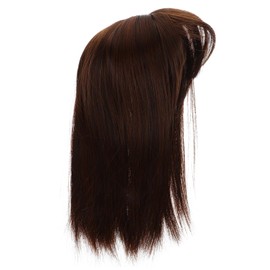 Mikinona Topper Hair Piece for Women Natural Look Synthetic Wiglet for Thinning Hair Seamless Blend Brown