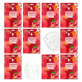 10 Pack Sheet Face Mask Set,Moisturizing Long Lasting Facial Sheet Masks Combo,Hydrating Face Masks for All Skin Types Set09
