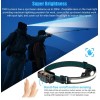 Exploration Gadget Inc. Motion Sensor Rechargeable LED Headband with Zoom