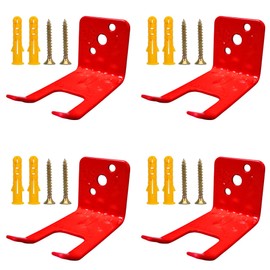 4 Pack Universal Fire Extinguisher Bracket, Fire Extinguisher Mounts & Brackets for 5 to 13 lbs, Universal for All Extinguishers with Valve Body Slots, Holder for Dry Chemical and Water Extinguishers.