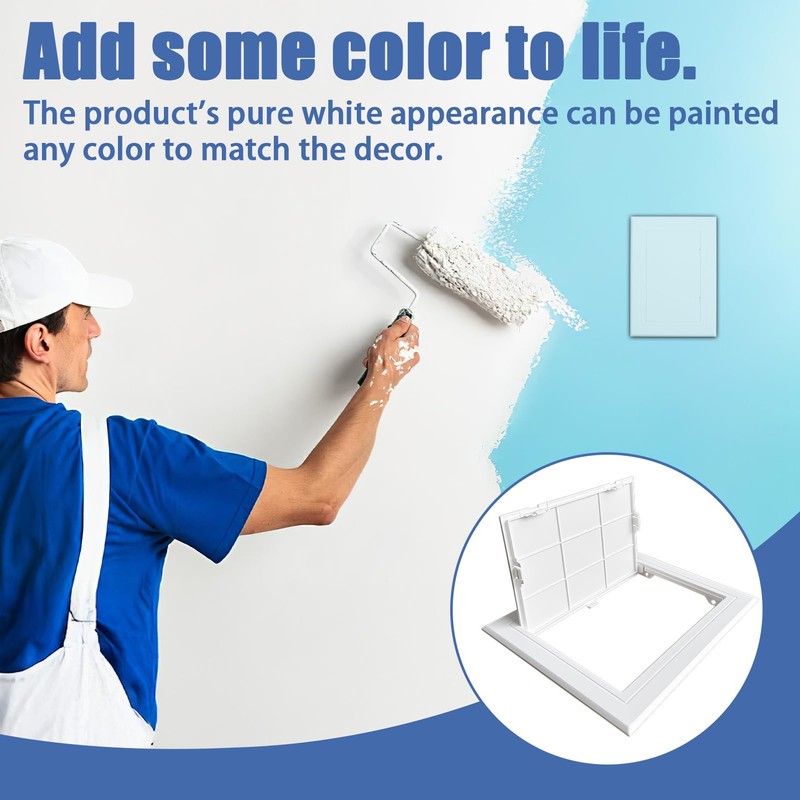 100x150mm Access Panel Inspection Hatch Cover ABS Plastic Paintable Easy