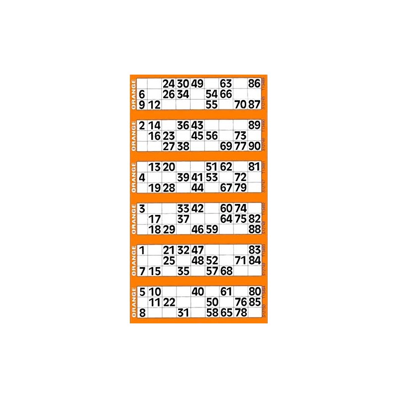 Thomas & Anca Club Supplies Ltd 600 Bingo Tickets -