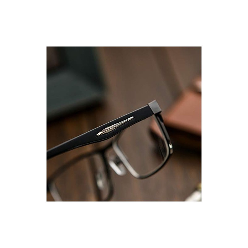 EgBert Fashion Black Myopia Glasses Metal Full Frame Myopia Glasses