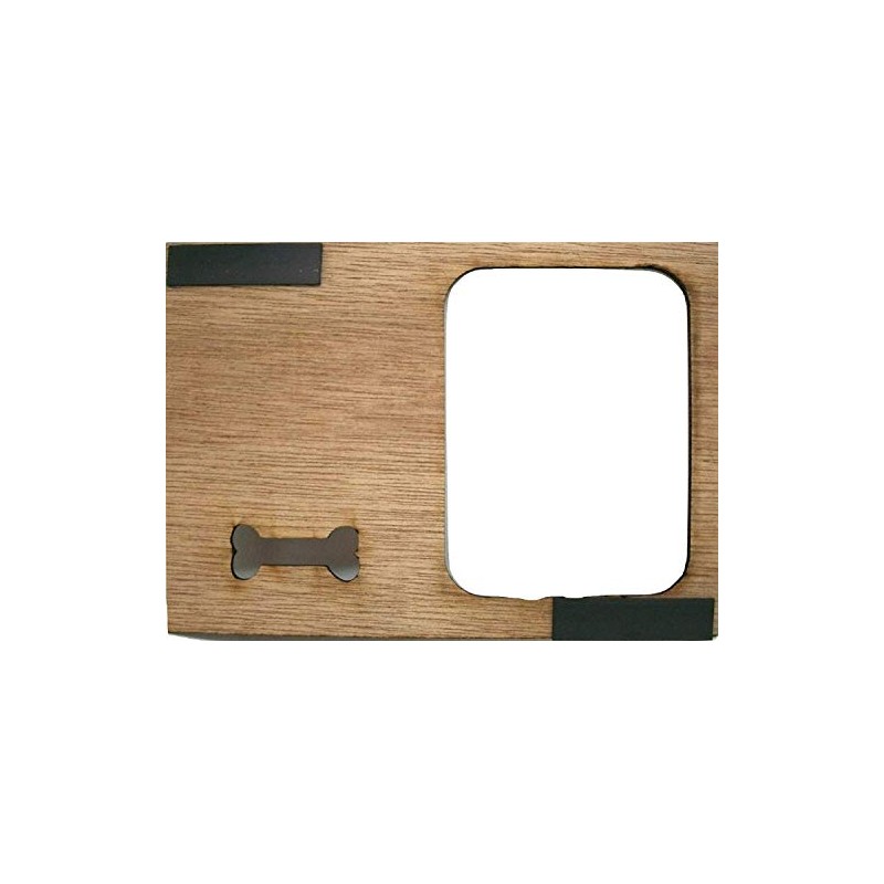 Miniature Pinscher Engraved Wood Picture Frame Magnet