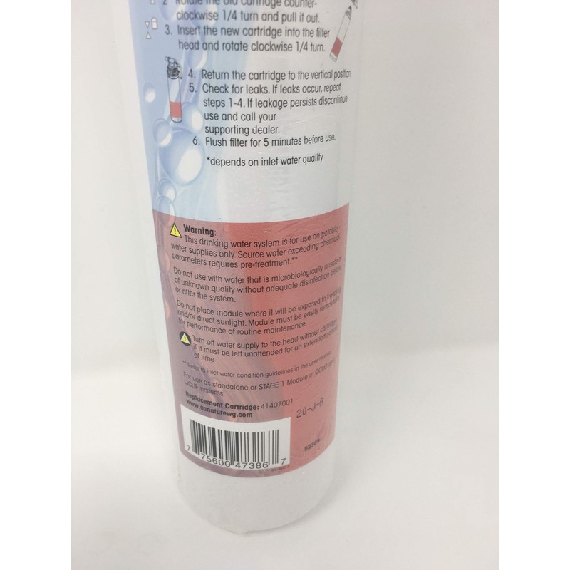 Pura 41407001 Quick Change Sediment Filter