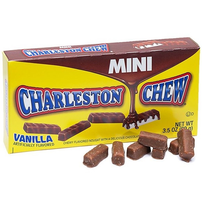 Mini Charleston Chew Vanilla Flavored Theater Box, 3.5 oz, Pack