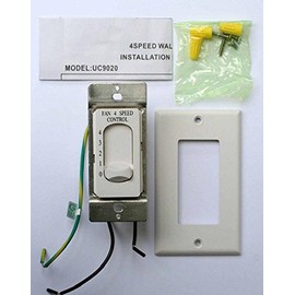 NEW Rhine Fan 4 Speed Control Controller UC9020 NEW NIB FAN CONTROLLER - Fan Ceiling