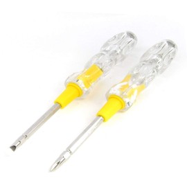 New Lon0167 2Pcs AC 110-500V Voltage Tester Pen Phillips Soltted Screwdriver(2Pcs 110-500 ν Spannungsprüfer Stift Phillips Soltted Schraubendreher