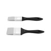 QWORK Paint Brush, Silicone Color Shaper Brush, 2 Pcs (1