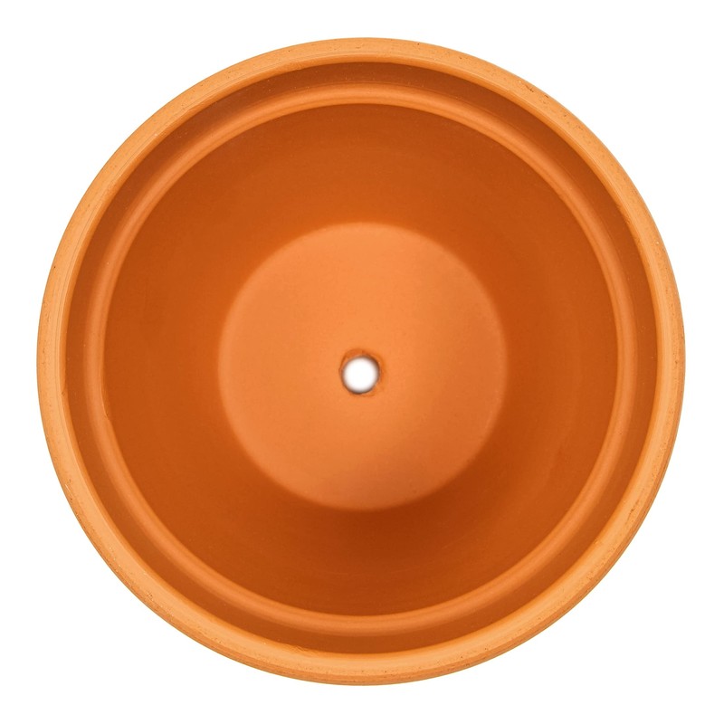 Juvale 4-inch 6 Pack Small Terracotta Pots with Saucer and