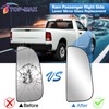 TOP-MAX 68067730AA Ram Passenger Right Side Lower Mirror Glass Replacement