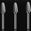 KOTVTM Carbide Burr Set 1/4" Shank SF-5 Die Grinder Bits