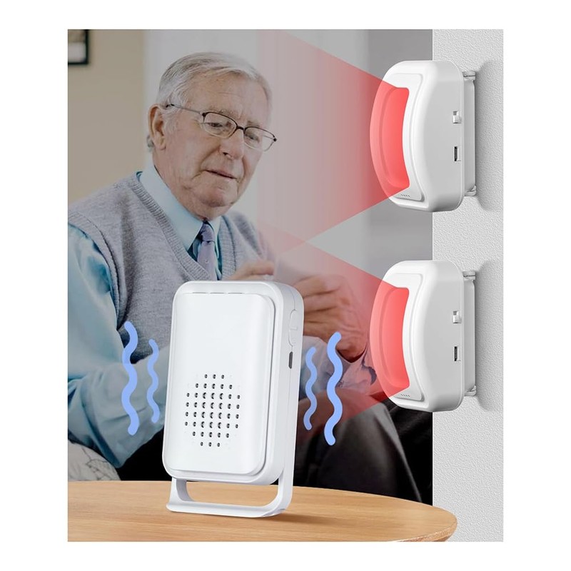 Snblzhef Bed Alarms for Elderly Dementia Patients - Wireless Motion