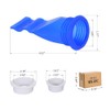 HLZC Drain Backflow Preventer, One Way Valve, Adjustable Silicone Sink