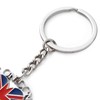London Keychains - 6-Pack Souvenir Key Rings, 6 Assorted Designs