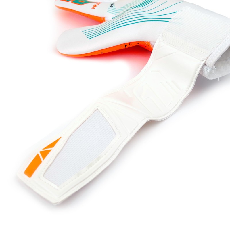 Rinat Nkam W/G AS Unisex Adult Goalkeeper Gloves, White, Green,