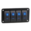 Baceyong 12V/24V 240W Car Rocker Switch Panel RV Yacht Modified