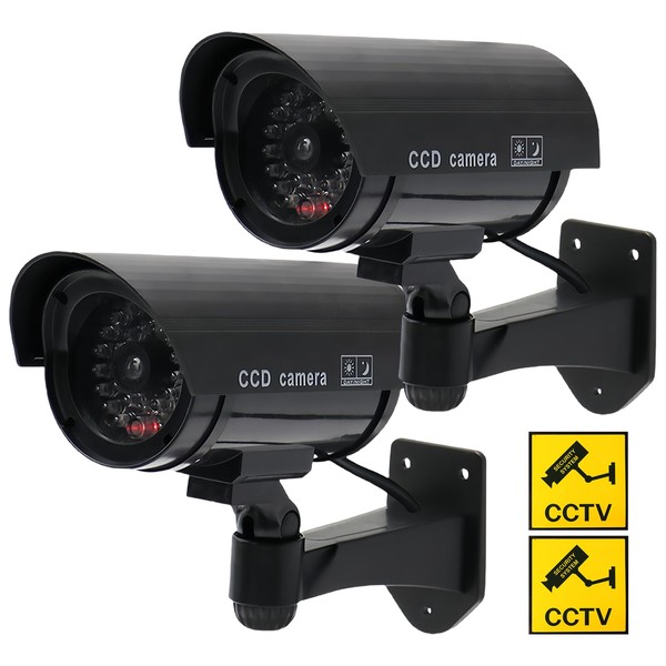 Pack of 2 Camera Dummy Camera Fake Surveillance Dummy Surveillance