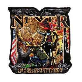 Hot Leathers Vietnam Wall Veteran Biker Patch (5" Width x 5" Height)