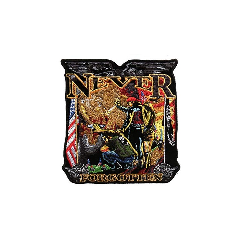 Hot Leathers Vietnam Wall Veteran Biker Patch (5" Width x