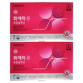 CheongKwanJang Hwaaerak Q Total Solution Red Ginseng Concentrate for Menopausal Women Mother's Holiday Gift 7 Bottles 2 Boxes / 정관장 화애락 큐 토탈솔루션 갱년기 여성 홍삼 농축액 어머니 명절 선물 7병 2박스