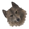 3D Animal Head Statue Resin Wall Decor Realistic Wildlife Sculpture