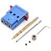 Pocket Hole Drilling Kit Woodworking Oblique Drill Guide Set Positioner