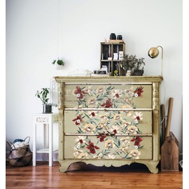 Floral De Amor® Wildflowers Total Sheet 24"x35" Furniture Transfer Bathroom Nightstands Table Decor Wall Decals DIY Wallpaper Murals Decor Kitchen