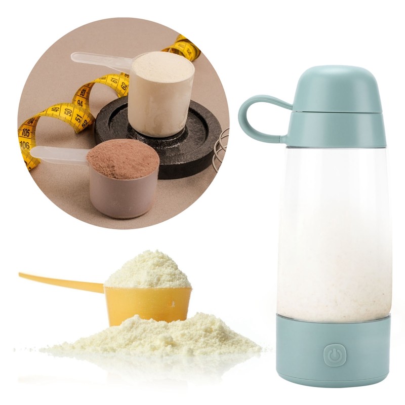 Electric Stirring Cup Portable Protein Powder Coffee Shaker Bottle for