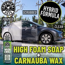 Chemical Guys Sudpreme Jabón Espumoso de Lavado y Encerado Brillo Extremo (Apto para Coches, Camiones, todoterrenos, Motocicletas, vehículos recreativ