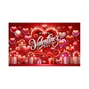 BlissYard Valentine's Day Banner Valentine's Day Decoration Red Heart Cute