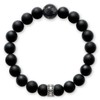 Thomas Sabo Unisex Bracelet Obsidian Rebel at Heart 925 Sterling