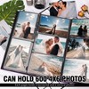 Photo Album 4x6 600 Photos, Leather Cover Extra Large Capacity