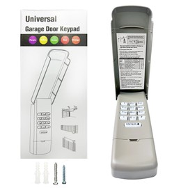 Universal Garage Door Opener Keypad for Liftmaster Chamberlain Craftsman Wayne Dalton Openers Produced Since 1993, Wireless Keypad Keyless Entry, Replaces 877/878MAX 377/977/877/66LM, Safe Security