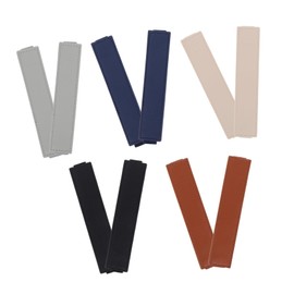 FUNOMOCYA 10pcs Adjustable PU Pen Holder Strap Elastic Band for Notebooks Journals Planners Binders Elastic Pencil Sleeve Pouch for School Office Storage Firm Attachment