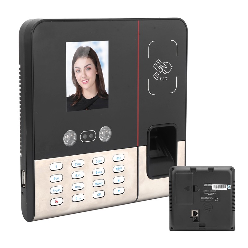 2.8in TCP/IP Time Attendance Face Fingerprint Password ID Card Recognition
