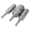 DAKFOOK 12PCS Deepen Hexagon Sockets Set, 6-19mm Hex Shank Nut