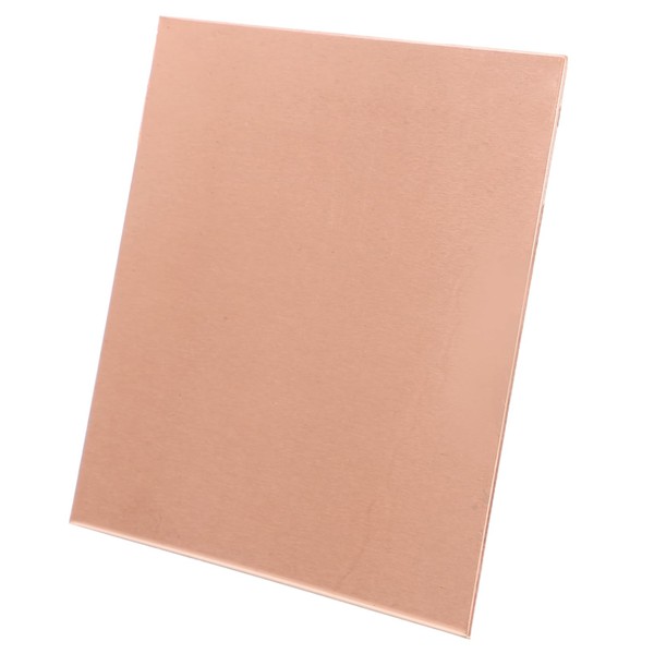 ULTECHNOVO 1sheet Copper Plate for Jewelry Making High Hardness Metal