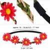 Bememo 24 Pieces Hippie Headband Glass Costume Set, Includes 12