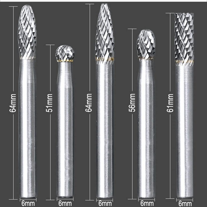 Wolfride 10 Pcs Router Bit, Carbide Bar, 0.2 inch (6