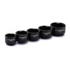 CASOMAN 5 Pieces 3/8" Drive Low Profile Oil Filter Socket