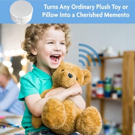 Stuffed Animal Sound Recorder - 60 Seconds Button Sound Box | Toy Recording Device Custom Messages Recorder, Reusable Sound Module for Pillow, Plush Toy, Doll, Bear Toy