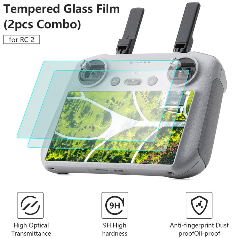 Mini 4 Pro RC-2 Sun Visor + 2 Screen Protectors