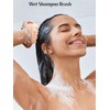 HEETA Silicone Bristles Scalp Scrubber & Massager for Hair Growth,